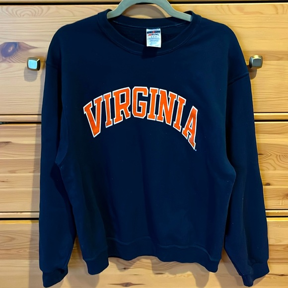 Jerzees Other - Virginia (UVA) sweatshirt - dark navy either orange letters